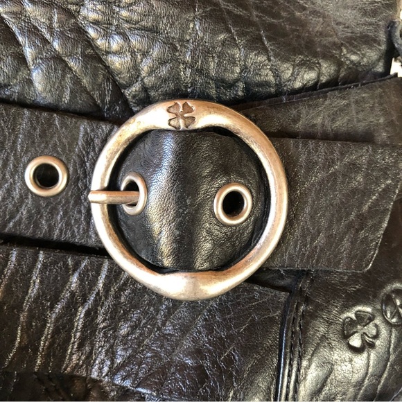 Lucky Brand Candice Black pebbled leather tall pull on boot size 8 - Picture 8 of 9